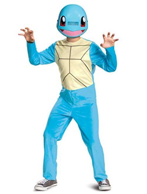 Disguise Pokemon Kids Squirtle Costume, Children's Classic Character Outfit