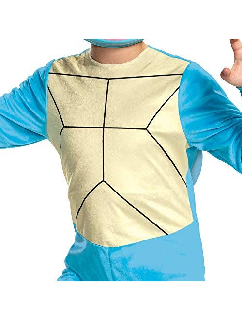 Disguise Pokemon Kids Squirtle Costume, Children's Classic Character Outfit