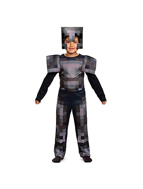 Disguise Minecraft Costume, Official Nether Armor Outfit for Kids Minecraft Costume