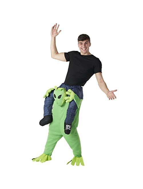 Morph Piggyback Alien Costume Adult Abduction Carrying Human Space Alien Halloween Costumes Adults