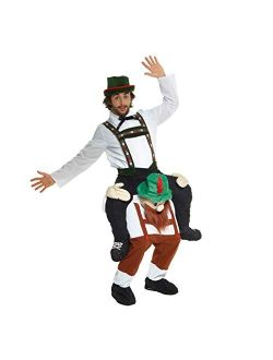 Oktoberfest Costume Men Piggyback Bavarian German Beer Costume Adult Funny Halloween Costumes