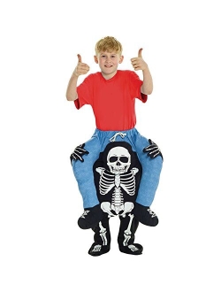 Kids Piggyback Halloween Costumes Funny Ride On Childs Illusion Dress Up