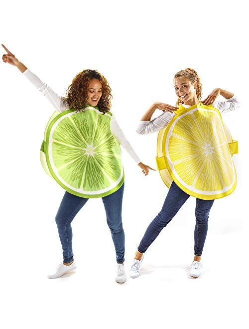 Hauntlook Citrus Slice Food Costume | Slip On Halloween Costume for Women and Men| One Size Fits All