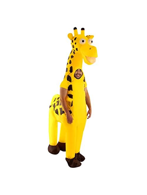 Morph Inflatable Giraffe Costume Adults Giant Animal Suit Funny Unique Fancy Dress Up