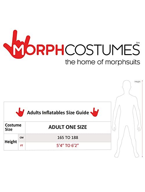 Morph Inflatable Giraffe Costume Adults Giant Animal Suit Funny Unique Fancy Dress Up