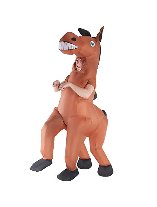 Morph Inflatable Horse Costume Adults Giant Animal Suit Funny Unique Fancy Dress Up