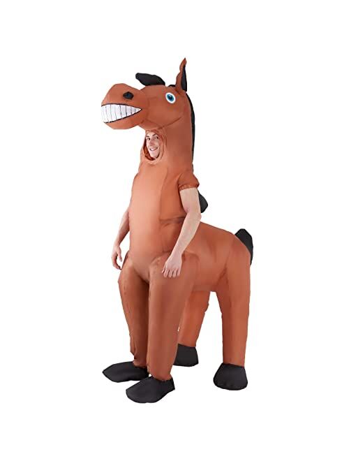 Morph Inflatable Horse Costume Adults Giant Animal Suit Funny Unique Fancy Dress Up