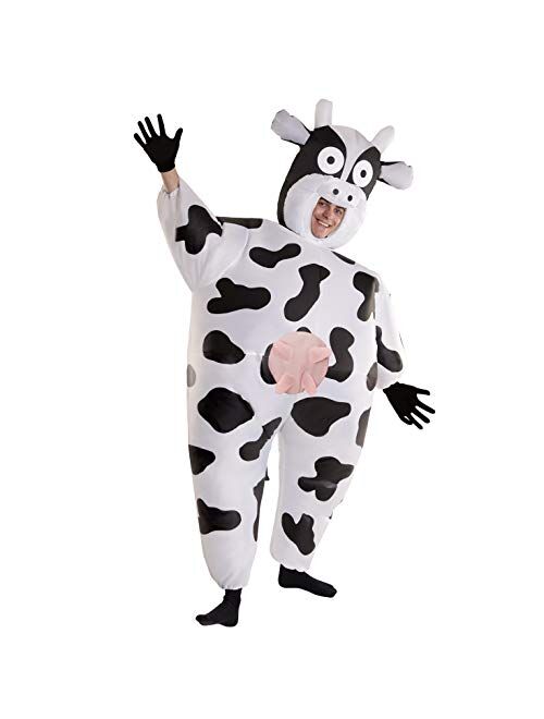 Morph Giant Inflatable Cow Halloween Animal Costume for Adults