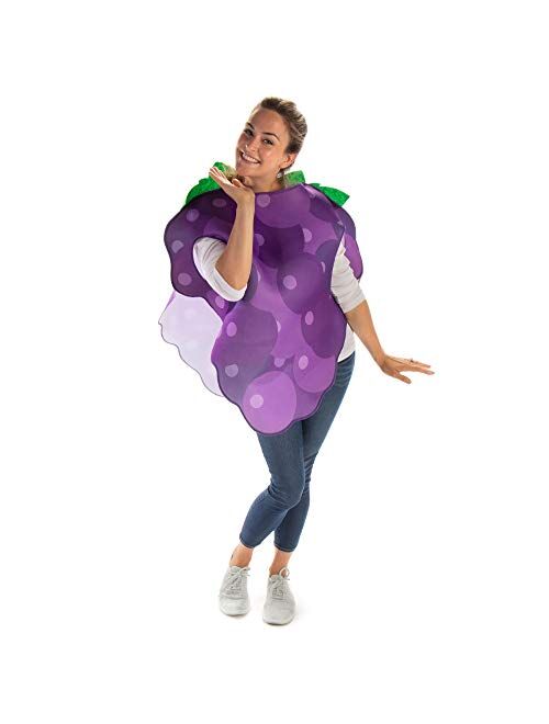 Hauntlook Single Funny Fruit & Veggie Costume | Slip On Halloween Costume for Women and Men| One Size Fits All