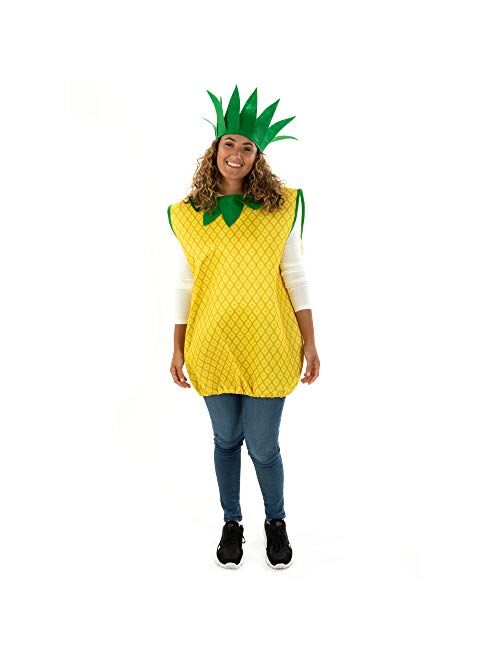 Hauntlook Single Funny Fruit & Veggie Costume | Slip On Halloween Costume for Women and Men| One Size Fits All