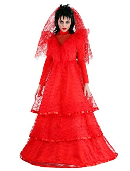 Fun Costumes Red Gothic Wedding Dress Costume