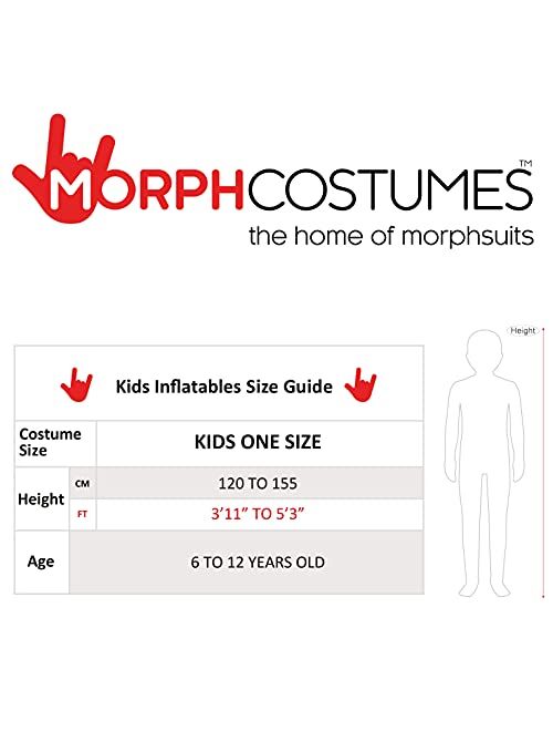 Morph Inflatable Shark Costume Kids Attack Bite Outfit Halloween Costumes for Kids