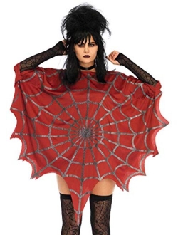 Women's Spiderweb Poncho Costume