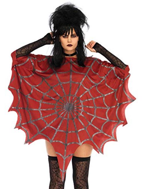 Leg Avenue Women's Spiderweb Poncho Costume