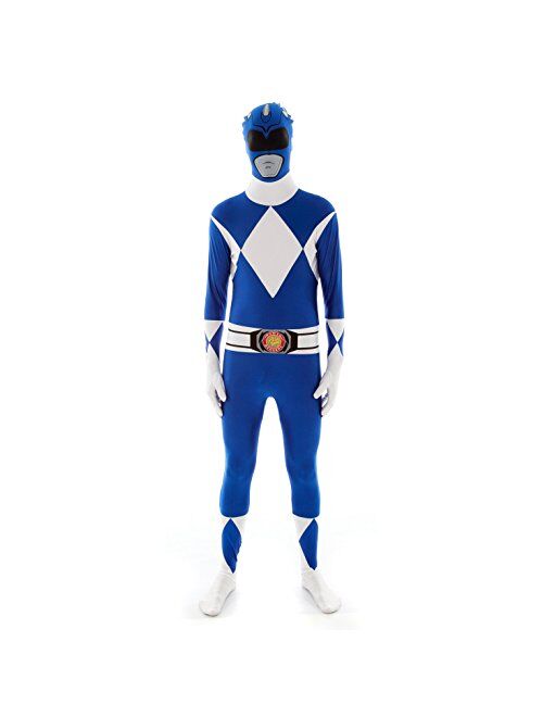 Buy Morphsuits Blue Power Ranger Costume Adult Bodysuit Superhero ...