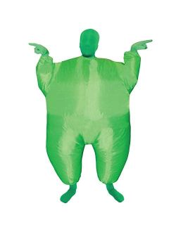 Costumes Green MegaKids Inflatable Blow Up Costume - One Size, megamorph Green Kids (MCKIGR)