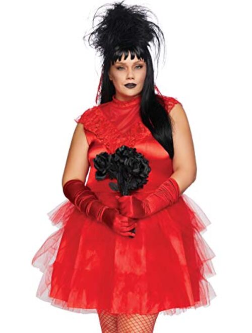 Leg Avenue Women's Beetle Bride 80s Halloween Costume