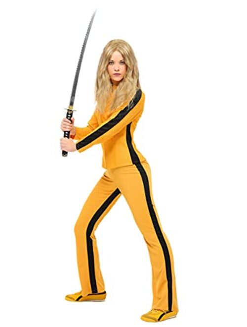 Fun Costumes Women's Kill Bill Beatrix Kiddo Costume Authentic Kill Bill The Bride Costume