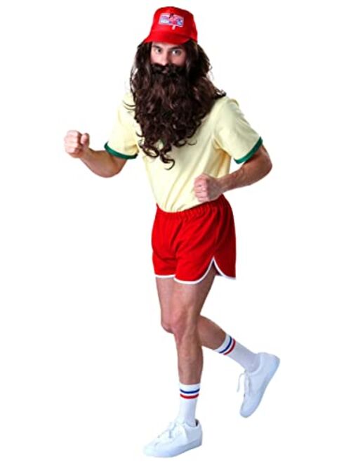 Fun Costumes Forrest Gump Running Costume with Wig and Beard