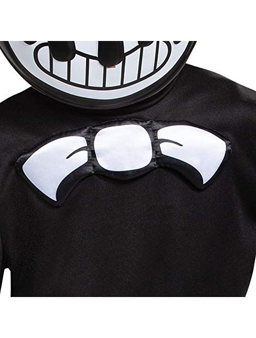 Disguise Bendy Costume for Kids, Bendy and The Ink Machine Video Game Themed Character Jumpsuit