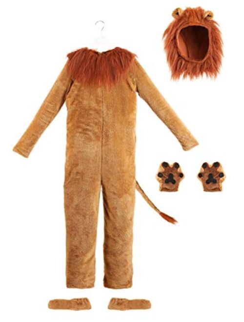 Fun Costumes Adult Deluxe Lion Costume Plus Size Lion Bodysuit