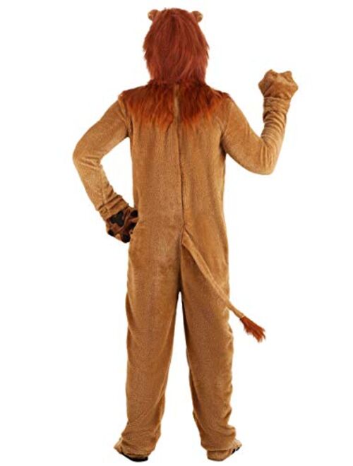 Fun Costumes Adult Deluxe Lion Costume Plus Size Lion Bodysuit