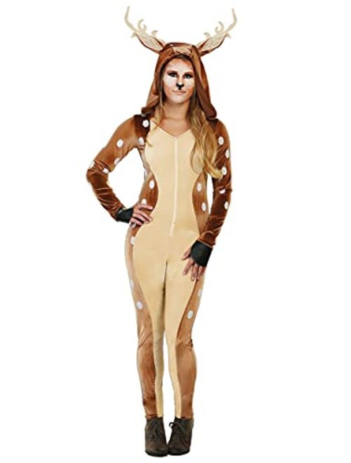 Fun Costumes Adult Deer Costume for Women Cute Women's Fawn Costume for Adults