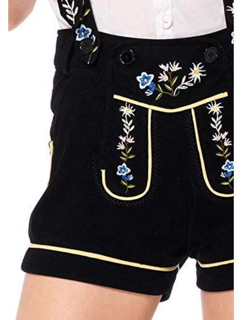 Leg Avenue Women's 2 Piece Edelweiss Lederhosen Oktoberfest Costume