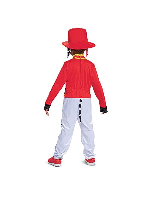 Disguise Paw Patrol Marshall Costume Hat and Jumpsuit for Boys, Paw Patrol Movie Character Outfit with Badge