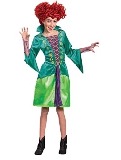 Girls Hocus Pocus Costume Sanderson Sisters Kids Dress Up