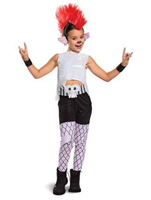 Disguise Girl's Trolls World Tour Deluxe Barb Costume