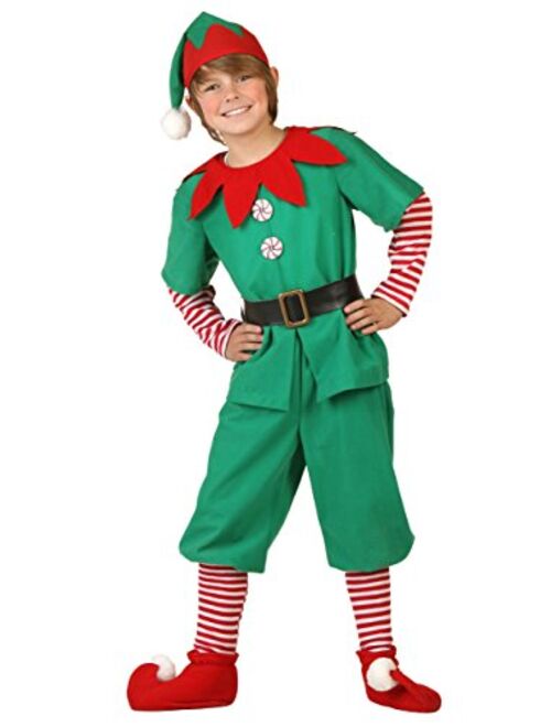 Fun Costumes Holiday Elf Costume for Kids Boys Christmas Elf Outfit