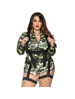 Women's 2 Piece Goin' Commando Costume