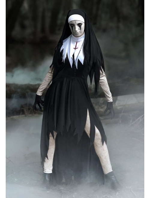 Fun Costumes Women's Dreadful Nun Costume