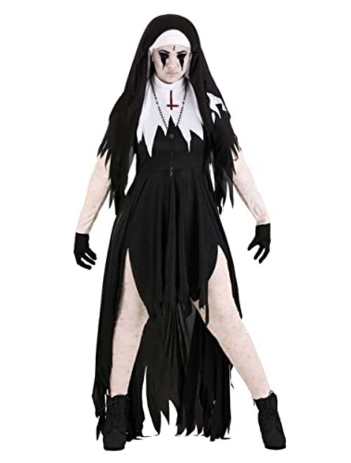 Fun Costumes Women's Dreadful Nun Costume