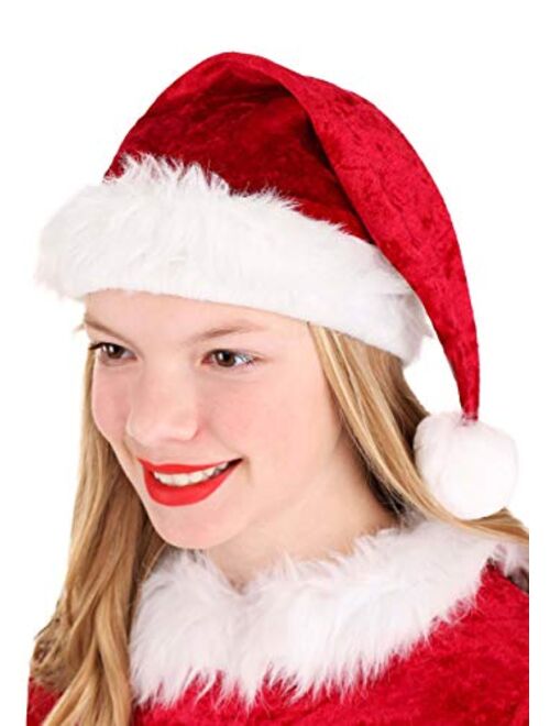 Fun Costumes Girl Mrs. Claus Costume Red Christmas Dress and Hat