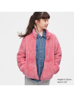 Fluffy Yarn Fleece Full-Zip Jacket