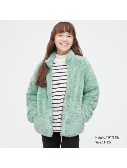 Fluffy Yarn Fleece Full-Zip Jacket