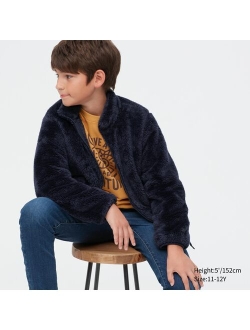 Fluffy Yarn Fleece Full-Zip Jacket