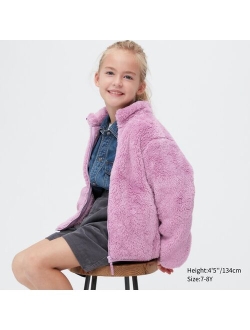 Fluffy Yarn Fleece Full-Zip Jacket