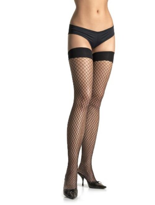 Leg Avenue Women's Industrial Fishnet Thigh Highs