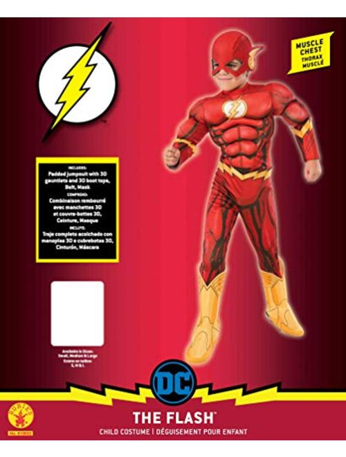 Rubie's Costume DC Superheroes Flash Deluxe Child Costume, Small