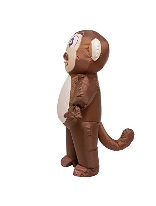 Spooktacular Creations Inflatable Halloween Costume Unisex Monkey Full Body Monkey Inflatable Costume - Child