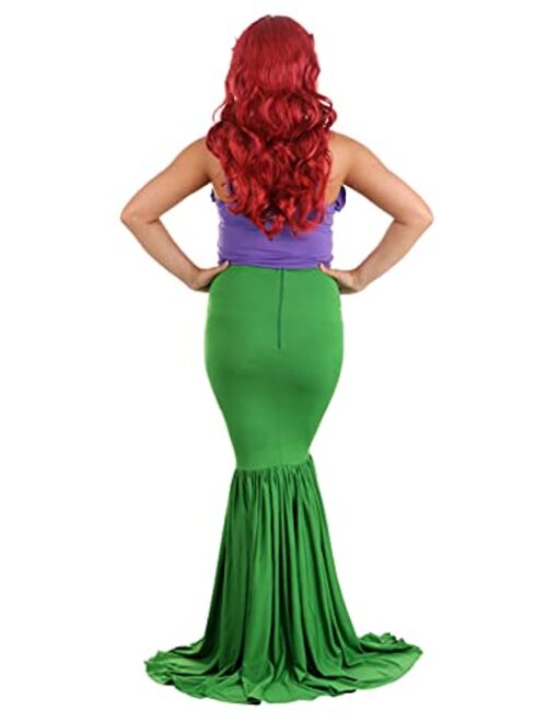 Fun Costumes Mermaid Dress Costume for Women Adult Sea Goddess Mermaid Outfit