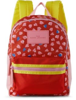 Kids Red & Pink Hearts All Over Backpack