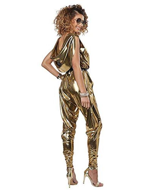 California Costumes Women's 70S Glitz N Glamour - Adult Costume Adult Costume, Gold, Small