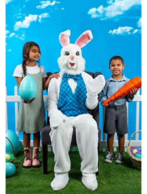 Fun Costumes Adult Easter Bunny Costume Animal Mascot Costume for Adults