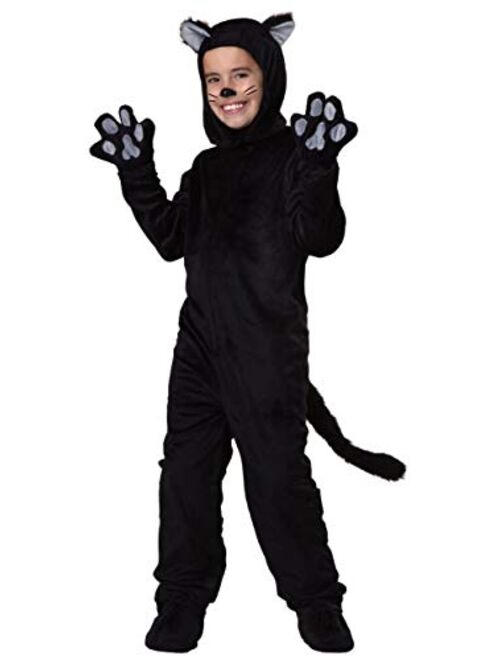 Buy Fun Costumes Black Cat Costume Kids Classic Black Cat Halloween ...