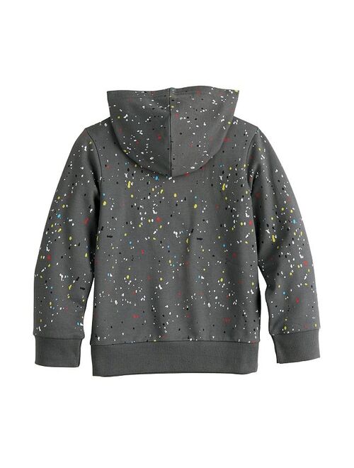 Boys 4-12 Jumping Beans Super Mario Confetti Speckle Graphic Hoodie