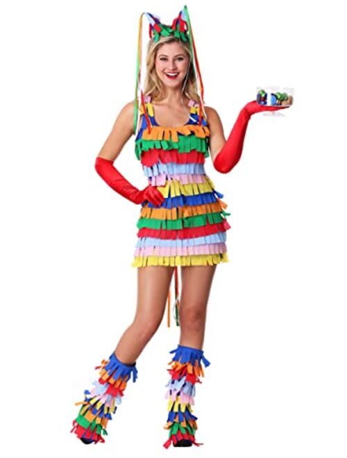 Fun Costumes Pinata Costume for Women Sexy Pinata Costume Outfit